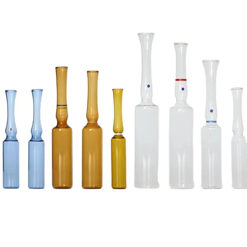 1ml 2ml 3ml Pharmaceutical Transparent Clear Glass Ampoule