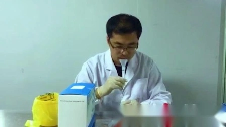 Tubo descartável médico da coleção do rna do dna da saliva do coletor da saliva do gene do laboratório para o humano, coletor dos kits da coleção dos testes da amostragem da saliva do vírus