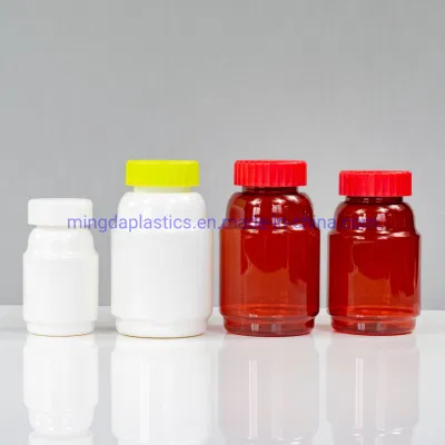 Forma irregular 300ml de cálcio para animais de estimação/cápsula/medicamento/garrafa de embalagem plástica de qualidade alimentar