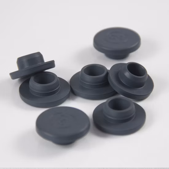 13mm 20mm 32mm Rolha de borracha bromobutil farmacêutica para injeção ou frasco de infusão